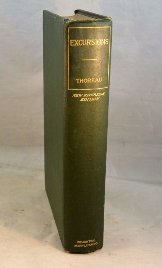 Excursions By Henry David Thoreau 1893