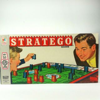 Stratego Complete Vintage Board Game By Milton Bradley 1961 Complete 4916
