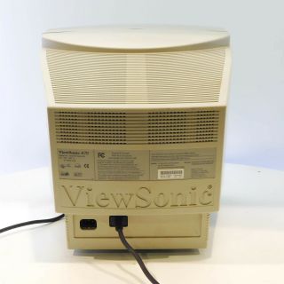Viewsonic A70 VCDTS21543 - 3R CRT Computer Monitor Vintage Retro Gaming w/ Stand 4
