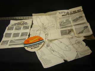 Vintage Hot Wheels Redline Instructions And Advertising