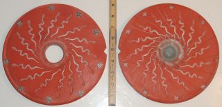 Vintage 9” Rubber Spin Casting Mold With 16 Snake Serpent Pendants Brooches Pins