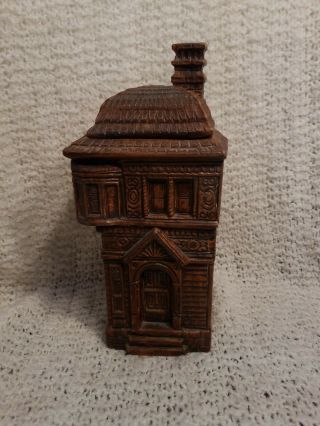 Vintage Treasure Craft 3 Piece Victorian House Shaped Cookie Jar