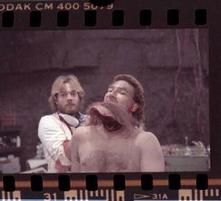 Ha15o Vintage Day Of The Dead George Romero Movie Film Makeup Art Negative Photo