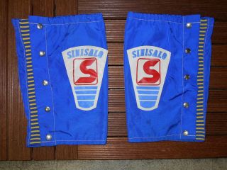 Vintage Sinisalo Motocross Gators Boots Cover Suzuki