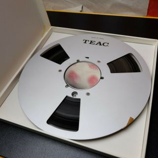 Teac Reel To Reel Re - 1002 10.  5 " Metal Reel Tape