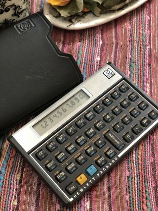 Hp 11c Scientific Calculator W Case Batteries