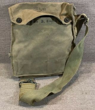 Vintage Wwii Rucksack Field Gear Equipment Musette Bag