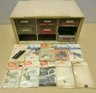 Vintage Box Of Ho Detailing Parts