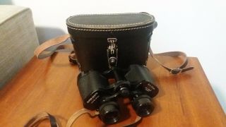 Vintage Binoculars Zenith Prismatic Coated Optics 8 X 30mm With Case