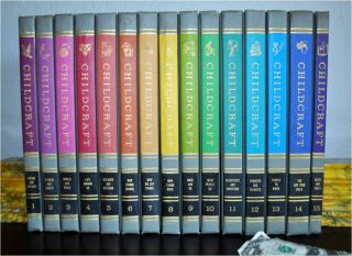 1964 Childcraft Complete 15 - Volume Book Set.  How & Why Library Rainbow