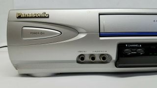 PANASONIC VCR VHS PLAYER WITH REMOTE PV - V4624S 3