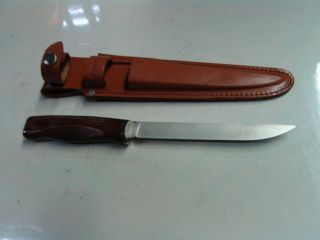 Vintage Sharp Brand Fillet Knife With Sheath -