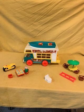 Fisher Price Vintage Little People Play Family Camper 994.  7