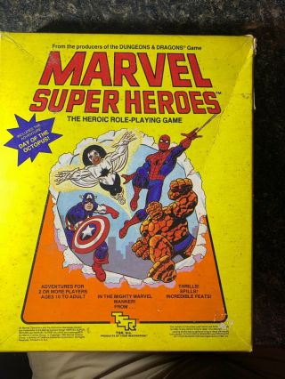 Vintage 80s Marvel Heroes Rpg By Tsr Games