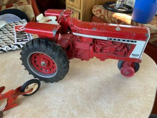 Vintage Tru Scale Tractor with Four Bottom Plow 4