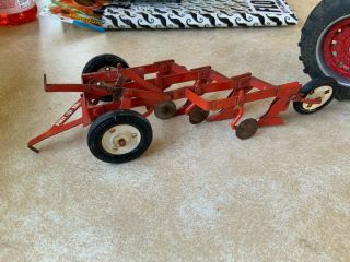 Vintage Tru Scale Tractor with Four Bottom Plow 5
