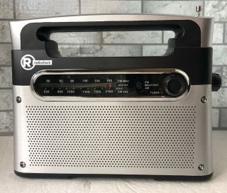 Vintage Radio Shack Analog Am Fm Weather Radio 1200889 & Portable
