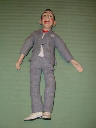 Vintage 1987 Matchbox Talking Pee Wee Herman Doll - 17 "