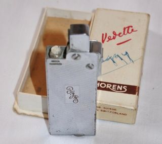 Vintage Thorens Art Deco Vedette Lighter Swiss Made.