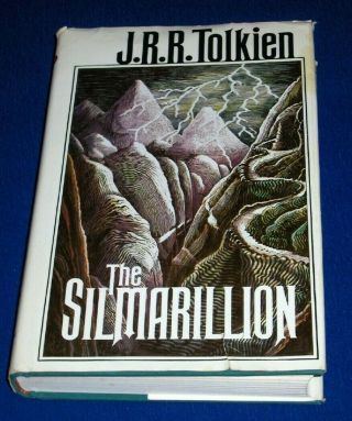 The Silmarillion J.  R.  R.  Tolkien 1977 Hobbit Lord Of The Rings 1st Am Ed W/dj