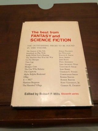 The Best From Fantasy and Sci - Fi (1962,  1st BCE Hardcover) Great Cond.  (F/VG, ) 3