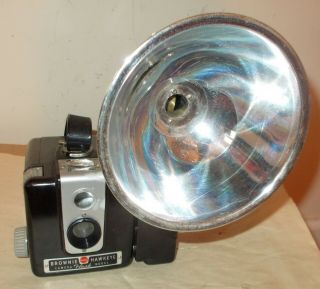 Vintage Kodak Brownie Hawkeye Camera Flash Model - With Kodalite Flashholder