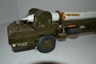 VINTAGE BUILT REVELL CORPORAL MISSILE LAUNCHER VEHICLE - 14 INCHES LONG 5