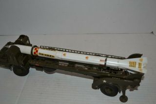 VINTAGE BUILT REVELL CORPORAL MISSILE LAUNCHER VEHICLE - 14 INCHES LONG 8