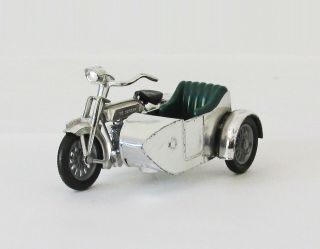 Vintage Lesney Matchbox Moy Y - 8 Sunbeam Motorcycle & Milford Sidecar Xlnt 1962