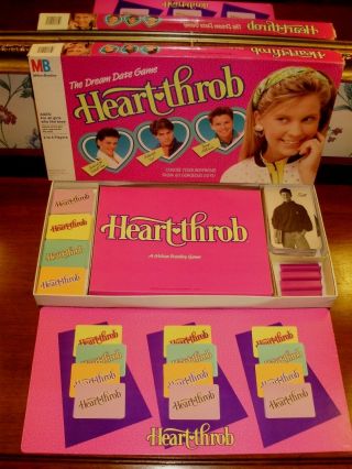 Vtg 1988 Milton Bradley " Heart Throb " Board Game Complete