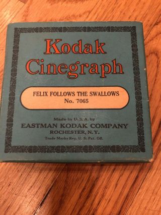 Kodak Cinegraph " Felix Follows The Swallows”.  No.  7065,  16mm,