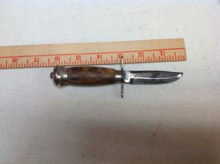 vintage mora sweden old scout hunting knife by k.  j eriksson. 2
