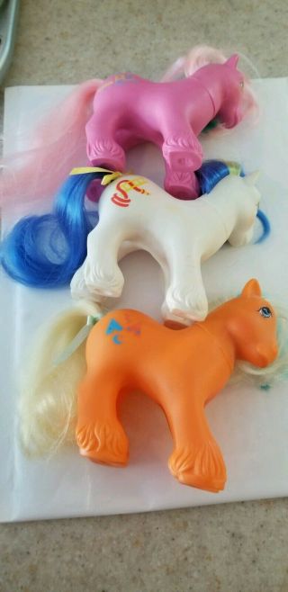 Vtg G1 My Little Pony Big Brother Steamer,  Wigwam And Chief