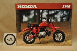 Vintage 1980 Honda Z50 R Specifications Features Brochure