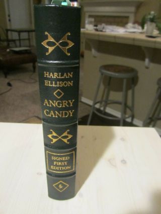 Easton Press Signed 1st Edition Book Harlan Ellison Angry Candy Science Fiction