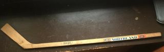 Vintage Wooden Northland Hockey Stick W/ Paper Label - 1950 