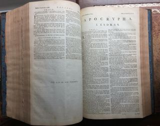 1783 Holy Bible,  Old & Testaments,  Apocrypha,  2v in 1 - 96 Plates - Folio 5