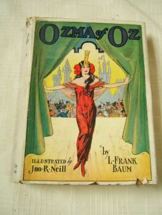 Ozma Of Oz L Frank Baum,  Illustsrated By J R Neill Hbdj
