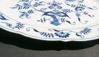 Blue Danube Blue Onion Oval Serving Platter 14 