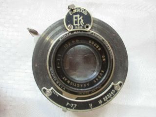 Antique Kodak Ball Bearing Shutter & Lens,  Kodak Anastigmat,  Pat.  1890 & 1893