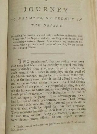 RUSSIA EGYPT PERSIA 1795 The World Displayed ALEPPO PALMYRA DENMARK VOYAGES 5
