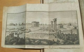 RUSSIA EGYPT PERSIA 1795 The World Displayed ALEPPO PALMYRA DENMARK VOYAGES 6