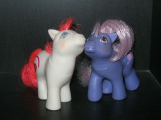 Vtg G1 Mlp - My Little Pony - Current Exclusive - Valentines Day Twins