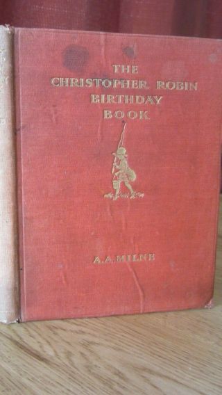 Christopher Robin Birthday Book By Aa Milne 1st Edition 1930 Winnie The Pooh