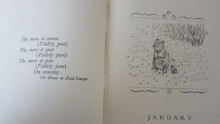 CHRISTOPHER ROBIN BIRTHDAY BOOK by AA MILNE 1st EDITION 1930 Winnie the Pooh 5