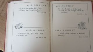 CHRISTOPHER ROBIN BIRTHDAY BOOK by AA MILNE 1st EDITION 1930 Winnie the Pooh 8