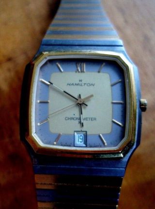 Vintage Hamilton Celebrity Xc Chronometer Swiss Men 