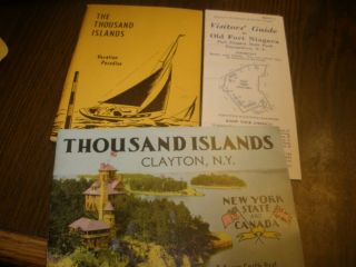 Vintage Thousand Islands Clayton Ny Guides & Pamphlets