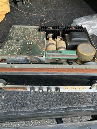 Vintage Heathkit Am.  /fm Solid State Stereo Receiver Ar15 (parts Only)