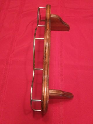 Vintage Homco Home Interior Gold Rail Wood Wooden Wall Shelf 16 1/2 "